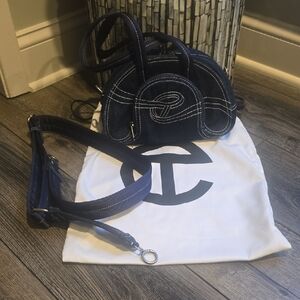 Telfar Dumpling Crossbody Denim Bag